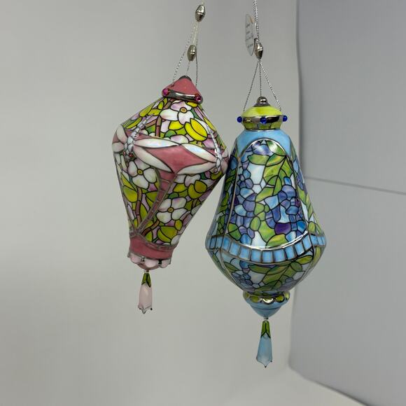 Bradford Editions Lot of 24 #1 - #8 The Era of Louis Tiffany Heirloom Ornaments - Picture 6 of 16